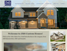 Tablet Screenshot of jmscustomhomes.com